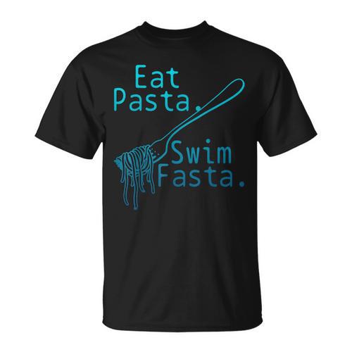 Swimming Eat Pasta Swim Fasta Swimmer T-Shirt - SwimGear Co