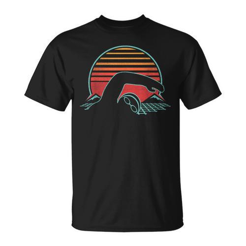 Swimming Retro Vintage 80s Style Swimmer T-Shirt - SwimGear Co