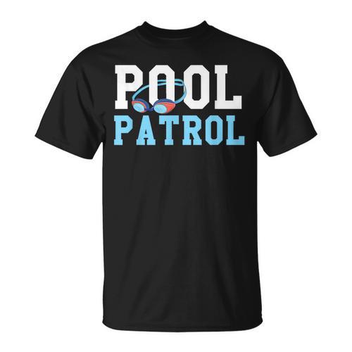 Swimming Swimmer Swim Pool Patrol Coach Dad T-Shirt - SwimGear Co