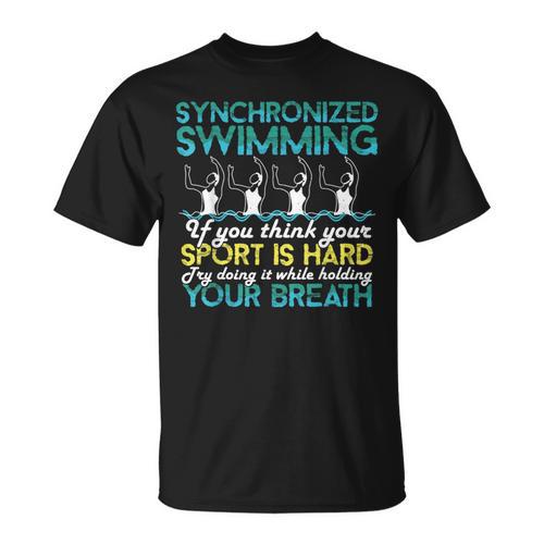 Synchronized Swimming Shirt Synchro Swimmer Artistic T-Shirt - SwimGear Co