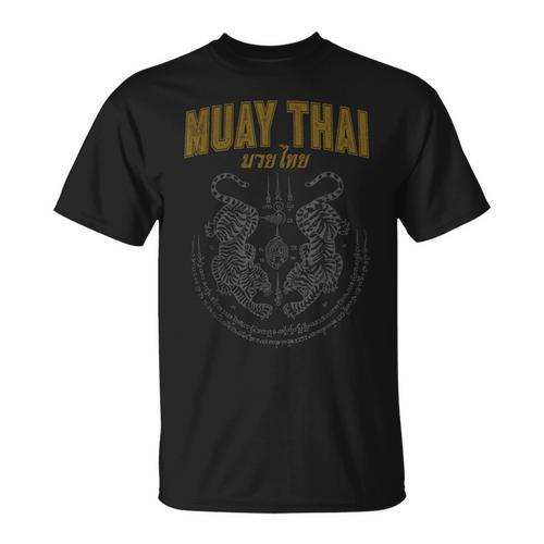 Twin Tiger Sak Yant Muay Thai T-Shirt - Nak Muay Co.