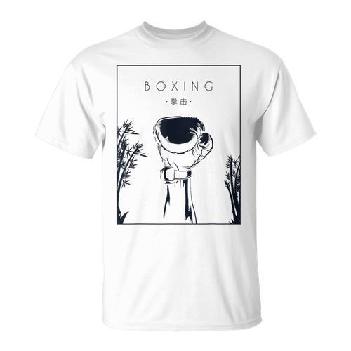Boxing Chinese Hanzi Muay Thai Kickboxer Fan Boxing T-Shirt - Nak Muay Co.