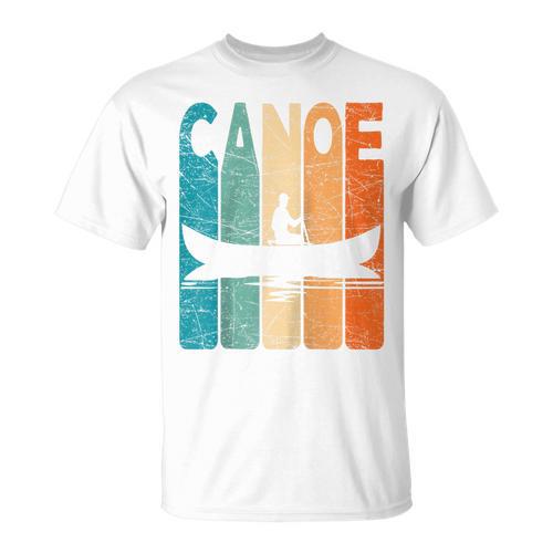 Canoe Vintage Canoeing Retro Canoe Paddling Raglan Baseball Tee T-Shirt - Paddle Life