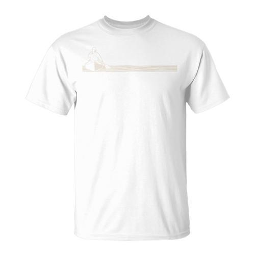 Canoeing Minimal River Lake Canoe Sweatshirt T-Shirt - Paddle Life