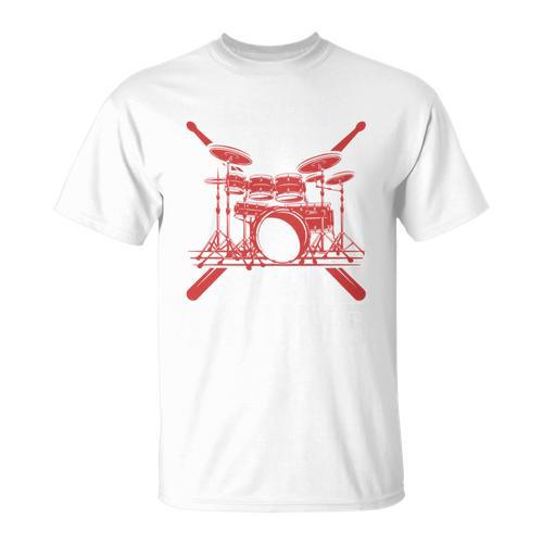 Drum Kit Percussion For Drummer Percussionist Musician T-Shirt - Downbeat Supply