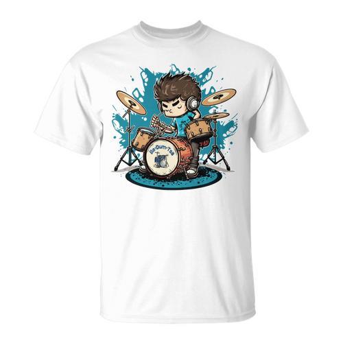 Drum Set Drumming Drummers Drum Kits Music T-Shirt - Downbeat Supply