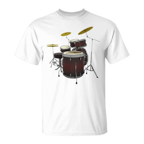 Drummer Drum Kit Premium Tri-Blend T-Shirt - Downbeat Supply