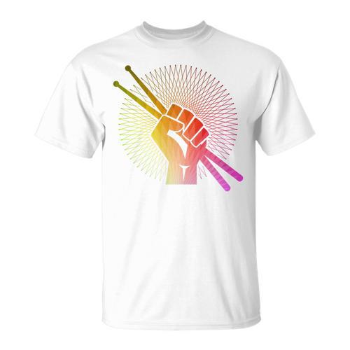 Drummer Drumsticks Fist Drum Kit Sweatshirt T-Shirt - Downbeat Supply
