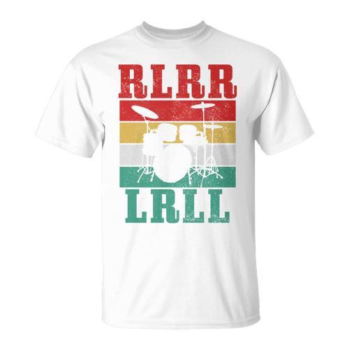 Drummer RLRR LRLL Vintage Drum Kit Sweatshirt T-Shirt - Downbeat Supply