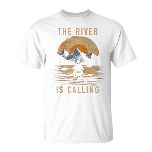 Kayak Kayak Vintage Mountains Canoe Kayak Raglan Baseball Tee T-Shirt - Paddle Life