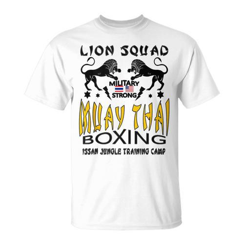 LION SQUAD THAILAND KICKBOXING MUAY THAI MMA TRAINING T-Shirt - Nak Muay Co.