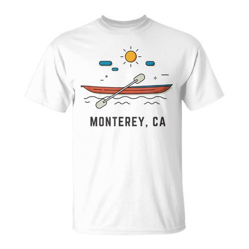 Monterey California Kayak Canoe Paddling Outdoor T-Shirt - Paddle Life