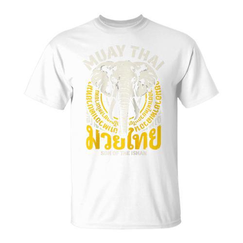 Muay Thai Thailand Fighter Martial Arts Son Of The Ishan Tee Raglan Baseball Tee T-Shirt - Nak Muay Co.