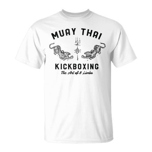 Muay Thai Twin Tigers MMA Warrior Fight T-Shirt - Nak Muay Co.
