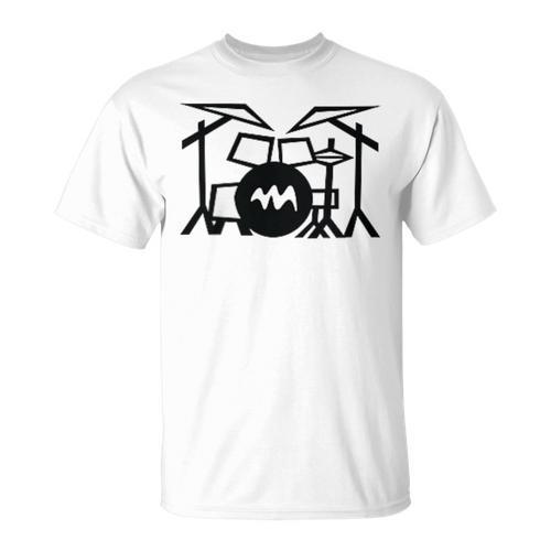 Retro Drum Kit Raglan Baseball Tee T-Shirt - Downbeat Supply