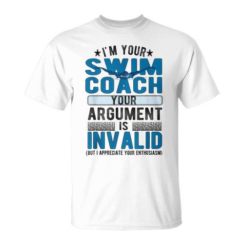 Swim Coach Swimming Coach T-Shirt - SwimGear Co