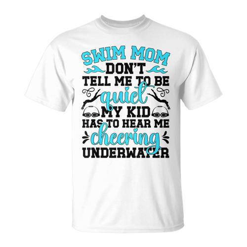 Swim Mom Swimming Mama Of A Swimmer Mom Swim Mother T-Shirt - SwimGear Co