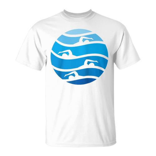 Swimming Freestyle Raglan Baseball Tee T-Shirt - SwimGear Co
