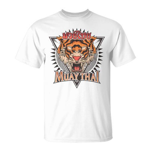 Tigar Muay Thai MMA Vintage Kickboxing Training T-Shirt - Nak Muay Co.