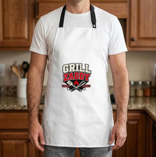 Grill Zaddy BBQ Dad Grilling Apron - BBQ Dad Merch