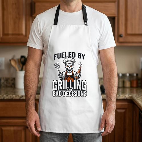 Grilling Skeleton BBQ Dad Father's Day Cookout Apron - BBQ Dad Merch
