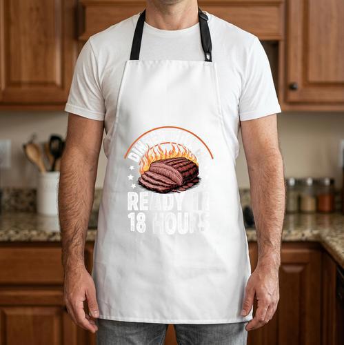 Women's BBQ Dad Smoking Meat Texas Shirt Dinner Will Be Ready Apron - BBQ Dad Merch