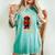 オンバック 10月60日 誕生日 男性 女性 1966年 テディベア レディースオーバーサイズコンフォートTシャツ Chalky Mint