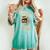 オンバック 8月59日 誕生日 男性 女性 1967年 テディベア レディースオーバーサイズコンフォートTシャツ Chalky Mint