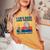 I Like Beer And Tennis Maybe 3 People ビンテージ レディースオーバーサイズコンフォートTシャツ Mustard