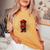 オンバック 8月57日 誕生日 男性 女性 1969年 テディベア レディースオーバーサイズコンフォートTシャツ Mustard