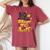Beer Lover ビールが好きすぎる No Beer No LifeEr2 レディースオーバーサイズコンフォートTシャツ Crimson