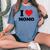 I Heart Momo ファーストネーム I Love パーソナライズ レディースオーバーサイズコンフォートTシャツ Blue Jean I Heart Momo ファーストネーム I Love パーソナライズ レディースオーバーサイズコンフォートTシャツ Blue Jean