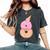 8歳の誕生日、女の子8歳、アイスクリーム、ナンバー8 レディースオーバーサイズコンフォートTシャツ Pepper 8歳の誕生日、女の子8歳、アイスクリーム、ナンバー8 レディースオーバーサイズコンフォートTシャツ Pepper