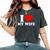 I Love My Wife I Heart My Wifealentines Day レディースオーバーサイズコンフォートTシャツ Pepper I Love My Wife I Heart My Wifealentines Day レディースオーバーサイズコンフォートTシャツ Pepper