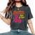 República Dominicana Qué Lo Que ドミニカ共和国 花 レディースオーバーサイズコンフォートTシャツ Pepper