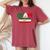 Iran Lionun Flagiranpersianflag Of Iran 長袖tシャツ レディースオーバーサイズコンフォートTシャツ Crimson