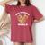 母の日 世界で一番のおばあちゃん グランドマザー レディースオーバーサイズコンフォートTシャツ Crimson 母の日 世界で一番のおばあちゃん グランドマザー レディースオーバーサイズコンフォートTシャツ Crimson