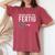 男性から女性へのトランスジェンダーlgbt レディースオーバーサイズコンフォートTシャツ Crimson 男性から女性へのトランスジェンダーlgbt レディースオーバーサイズコンフォートTシャツ Crimson