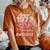 53歳 1973年8月 花柄 53歳 誕生日 男性 女性 レディースオーバーサイズコンフォートTシャツ Yam