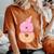 8歳の誕生日、女の子8歳、アイスクリーム、ナンバー8 レディースオーバーサイズコンフォートTシャツ Yam 8歳の誕生日、女の子8歳、アイスクリーム、ナンバー8 レディースオーバーサイズコンフォートTシャツ Yam