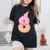 8歳の誕生日、女の子8歳、アイスクリーム、ナンバー8 レディースオーバーサイズコンフォートTシャツ 黒 8歳の誕生日、女の子8歳、アイスクリーム、ナンバー8 レディースオーバーサイズコンフォートTシャツ 黒