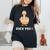 Duck You Duck Lover ひっくり返す鳥 クワック ダッキー 皮肉 レディースオーバーサイズコンフォートTシャツ 黒