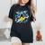 男性と女性の愛国心が強いセントルシア国旗の服セントルシア レディースオーバーサイズコンフォートTシャツ 黒