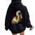 Girl With A Pearl Earring And A Cat 名画パロディ アート猫 長袖tシャツ レディース オーバーサイズ パーカー バックプリント 黒 Girl With A Pearl Earring And A Cat 名画パロディ アート猫 長袖tシャツ レディース オーバーサイズ パーカー バックプリント 黒