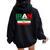 Iran Lionun Flagiranpersianflag Of Iran 長袖tシャツ レディース オーバーサイズ パーカー バックプリント 黒