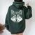 Motif Loup Mignon Pour Homme Enfant Amoureux Des Loups Sweat à capuche oversize pour femme avec imprimé dans le dos Forêt
