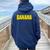Banana The Word Banana On A コスチューム レディース オーバーサイズ パーカー バックプリント 森 Banana The Word Banana On A コスチューム レディース オーバーサイズ パーカー バックプリント 森