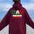 Iran Lionun Flagiranpersianflag Of Iran 長袖tシャツ レディース オーバーサイズ パーカー バックプリント マルーン