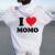 I Heart Momo ファーストネーム I Love パーソナライズ レディース オーバーサイズ パーカー バックプリント 白 I Heart Momo ファーストネーム I Love パーソナライズ レディース オーバーサイズ パーカー バックプリント 白