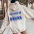 On Back You Might Be Drunk 面白い 飲酒 ユーモア レディース オーバーサイズ パーカー バックプリント Sand On Back You Might Be Drunk 面白い 飲酒 ユーモア レディース オーバーサイズ パーカー バックプリント Sand